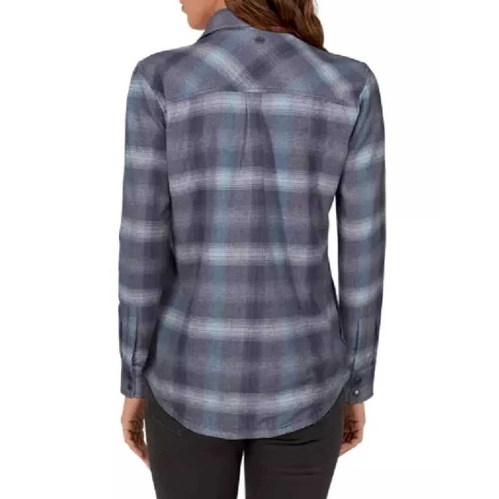 PrAna Charley Long-Sleeve Shirt Jacket Noir Blue M - image 2