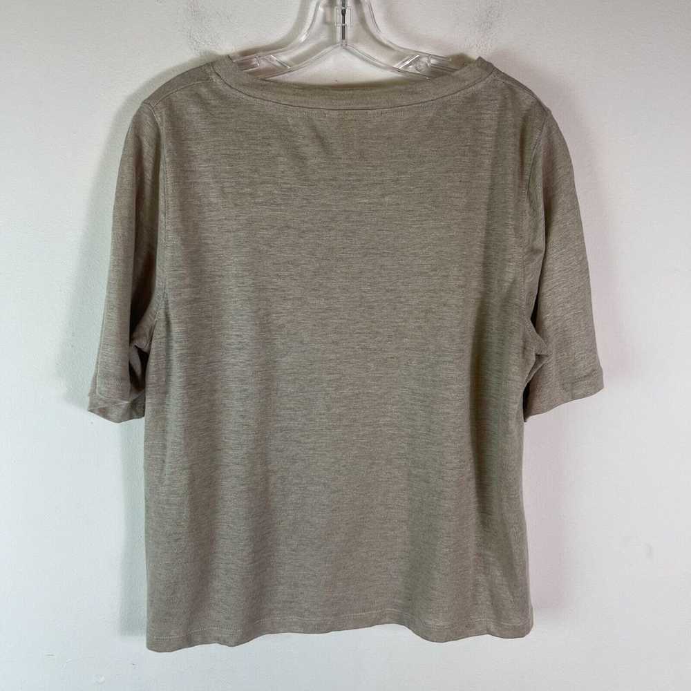 Rebecca Taylor Women's Crew Neck Pullover Linen T… - image 3