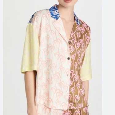 Scotch & Soda Oversized Printed Color Block Beach… - image 1