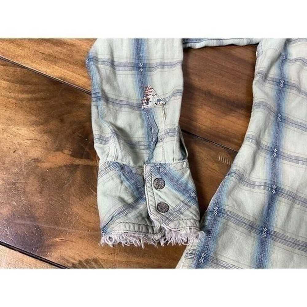 Ryan Michael Western Flannel Snap Shirt Womens La… - image 3