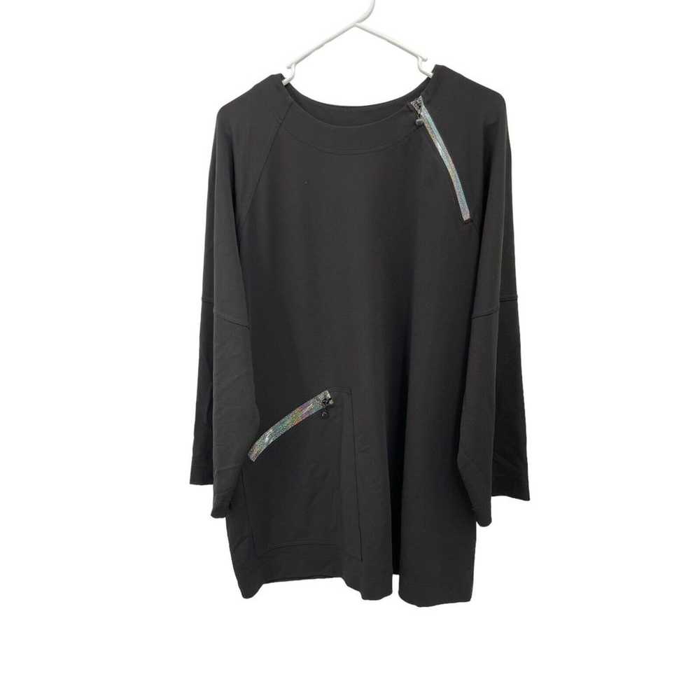 Bitte Kai Rand Tunic Top Blouse Holographic Zippe… - image 1