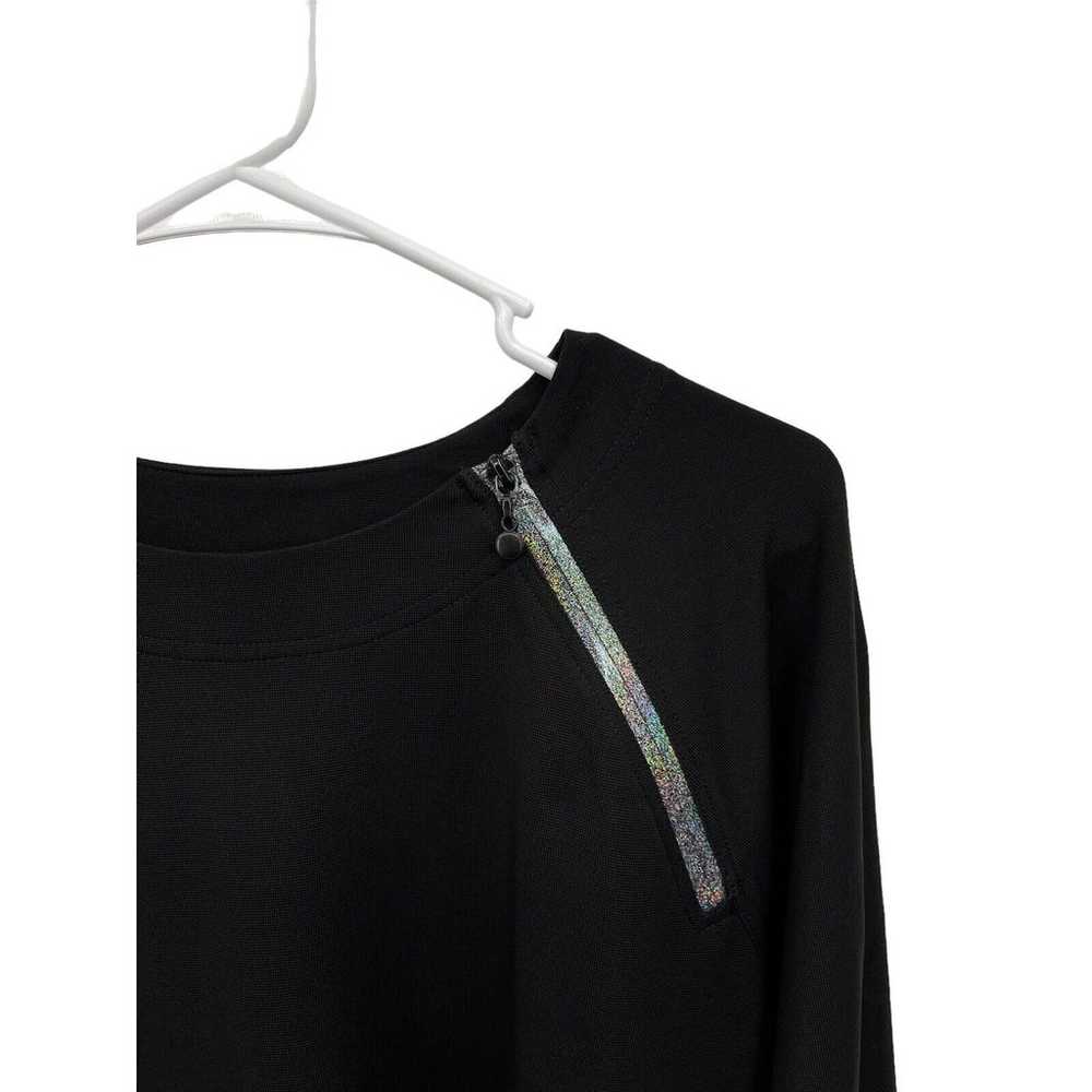 Bitte Kai Rand Tunic Top Blouse Holographic Zippe… - image 2