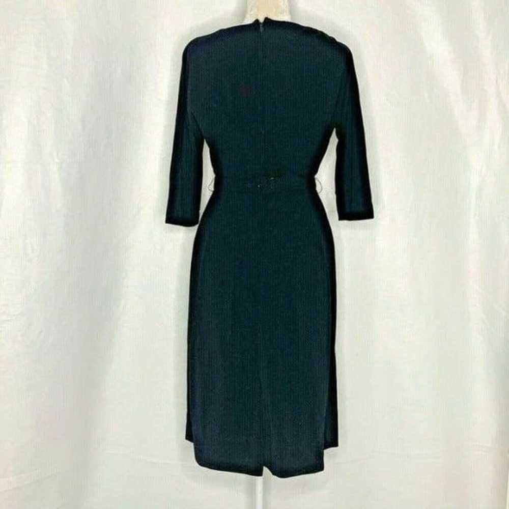 Vintage 60s Henry Lee Midi Dress S Black - image 11