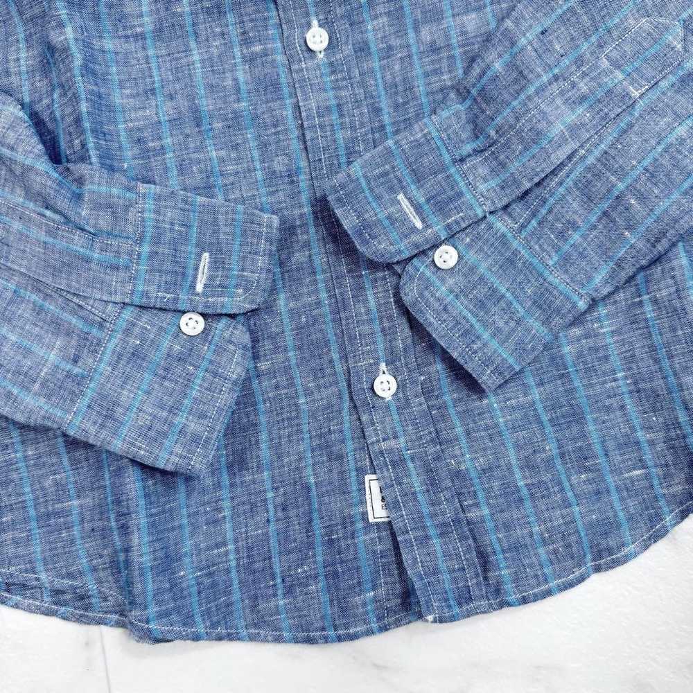 Frank and Eileen Linen Stripe Long Sleeve Shirt -… - image 6