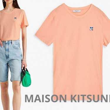 MAISON KITSUNE FOX HEAD PATCH T-shirt