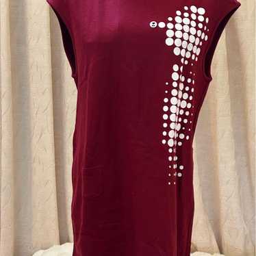 ⭐️Picone ⭐️Burgundy Sleeveless Tunic - image 1