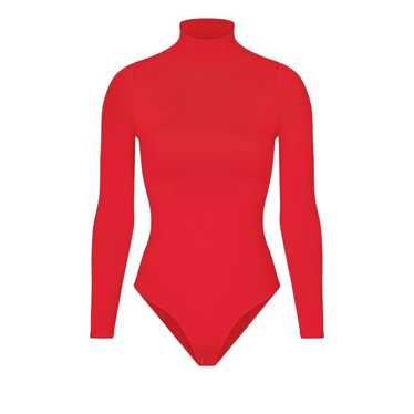 Skims NEW ESSENTIAL MOCK NECK LONG SLEEVE BODYSUIT