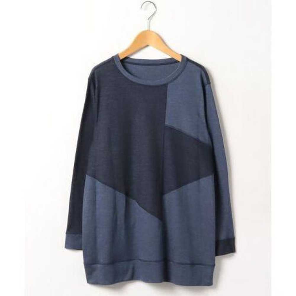 Relian Long Sleeve Cut and Sewn 13+ Plus Size Blue - image 2