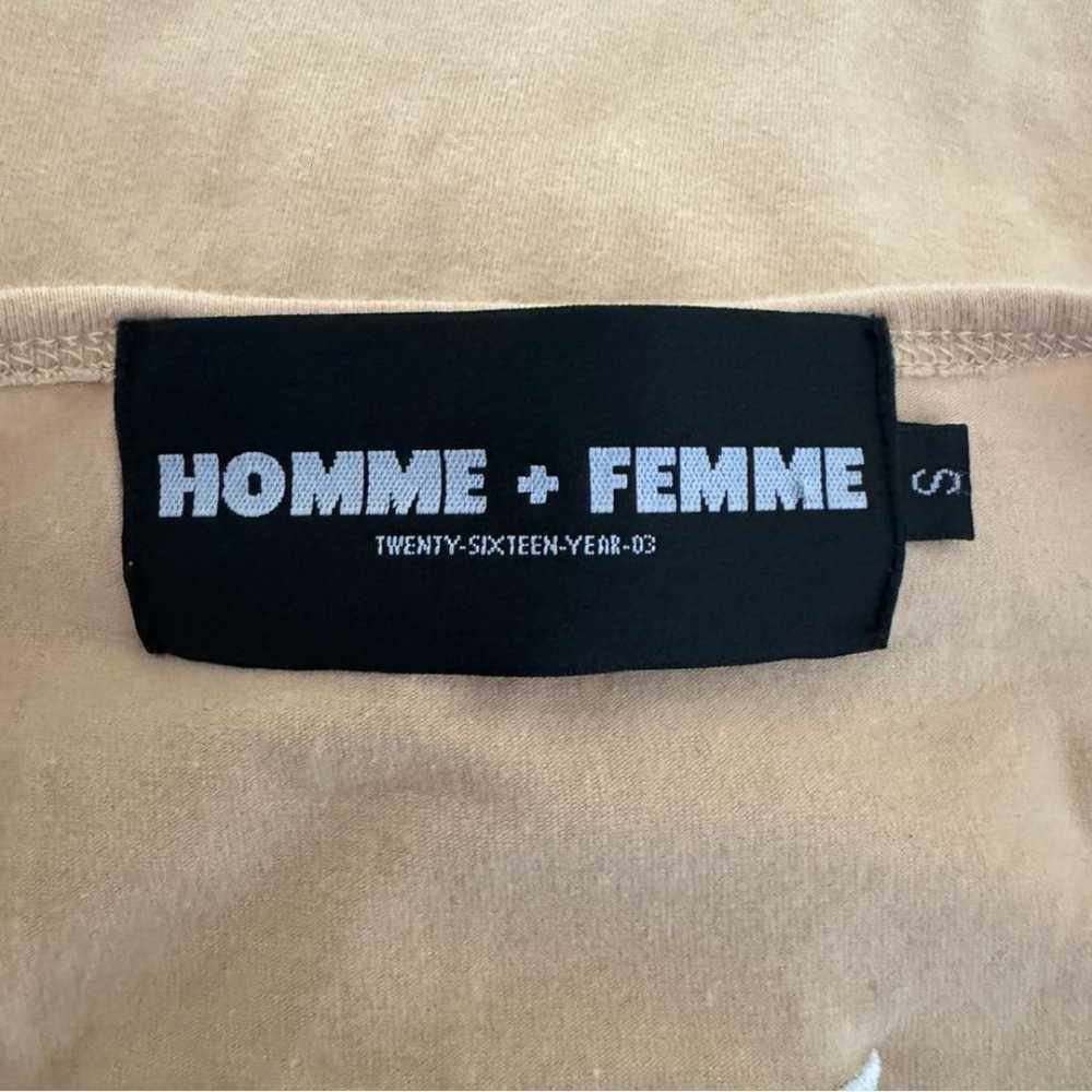 HOMME + FEMME Tan Top S Small - image 9