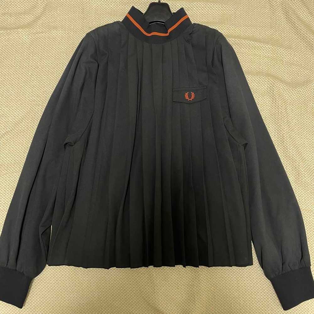 FRED PERRY × Ray BEAMS Exclusive Pleats Shirt Bla… - image 2