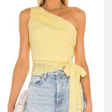 Amanda uprichard bexley one shoulder top