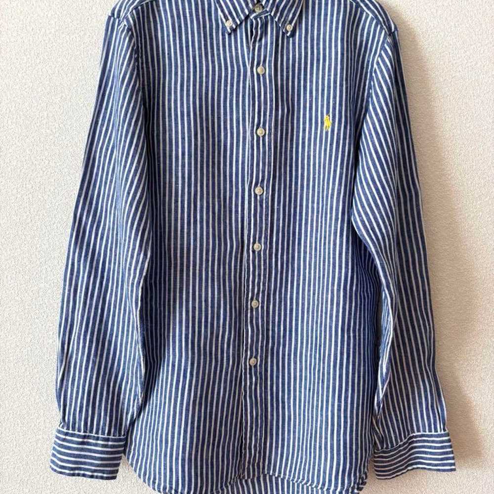 Ralph Lauren Linen Stripe Shirt for Women in Blue… - image 2