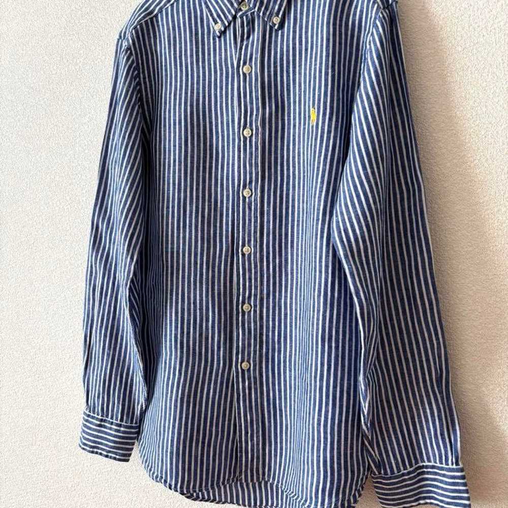 Ralph Lauren Linen Stripe Shirt for Women in Blue… - image 3