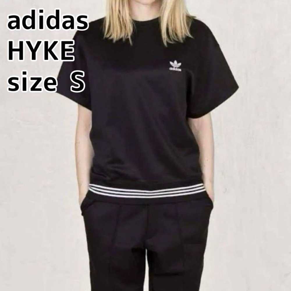 adidas HYKE T-shirt Pullover Embroidered Logo Bla… - image 1