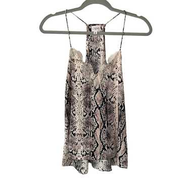 Anthropologie CAMI NYC Cleo Snake Print Racerback… - image 1