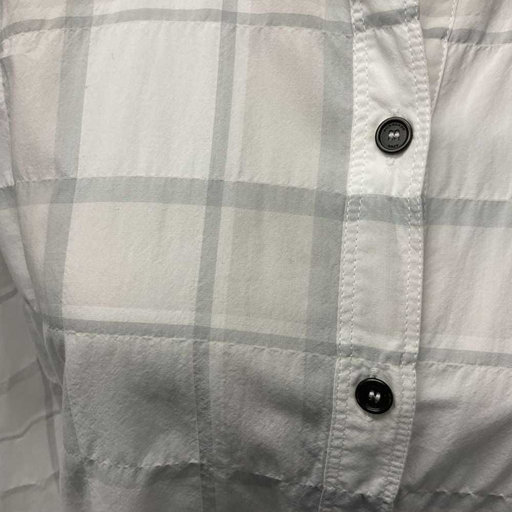 Burberry Brit Women's Button Down Shirt Size M Wh… - image 12