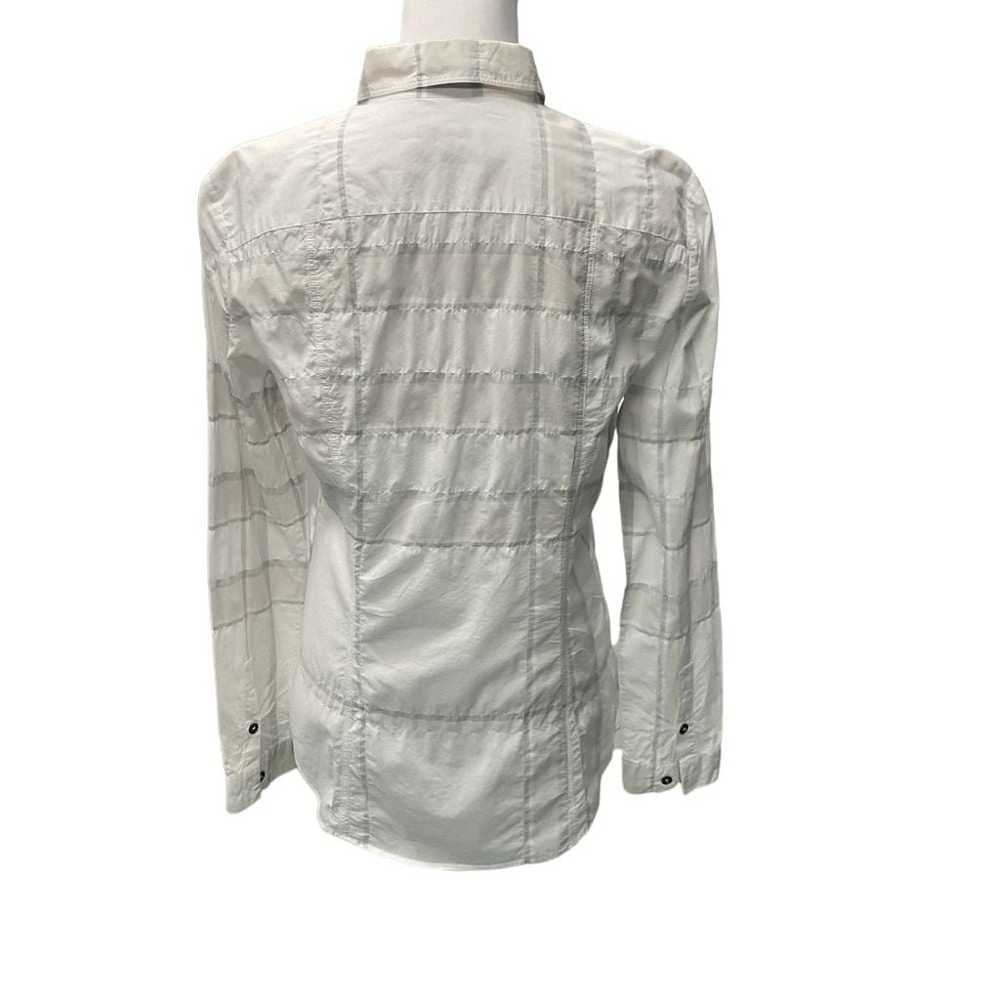 Burberry Brit Women's Button Down Shirt Size M Wh… - image 4