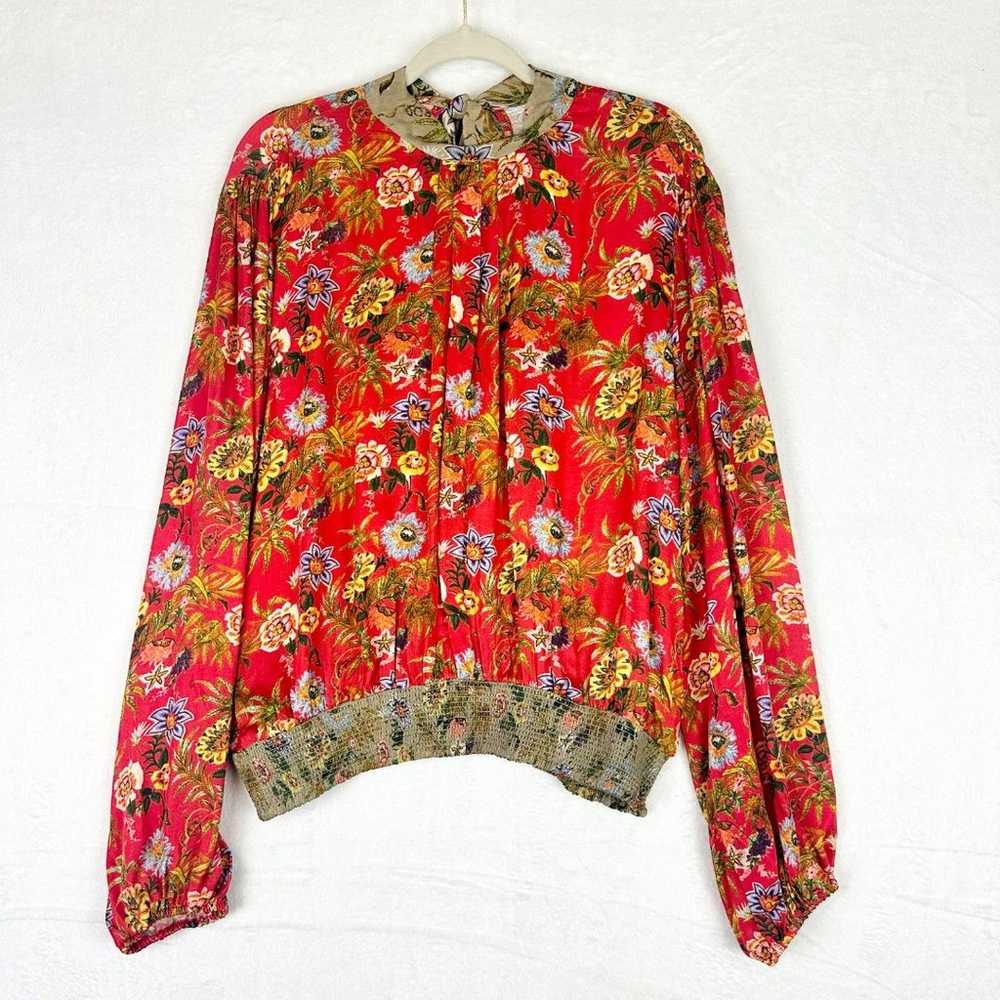 Anthropologie Nikasha Toscana Peasant Blouse Size… - image 5