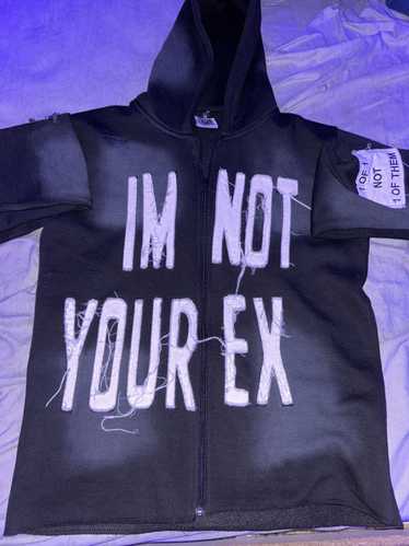 Streetwear IM NOT YOUR EX HOODIE BLACK