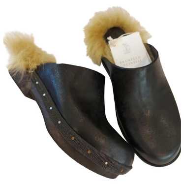 Brunello Cucinelli Leather mules & clogs - image 1