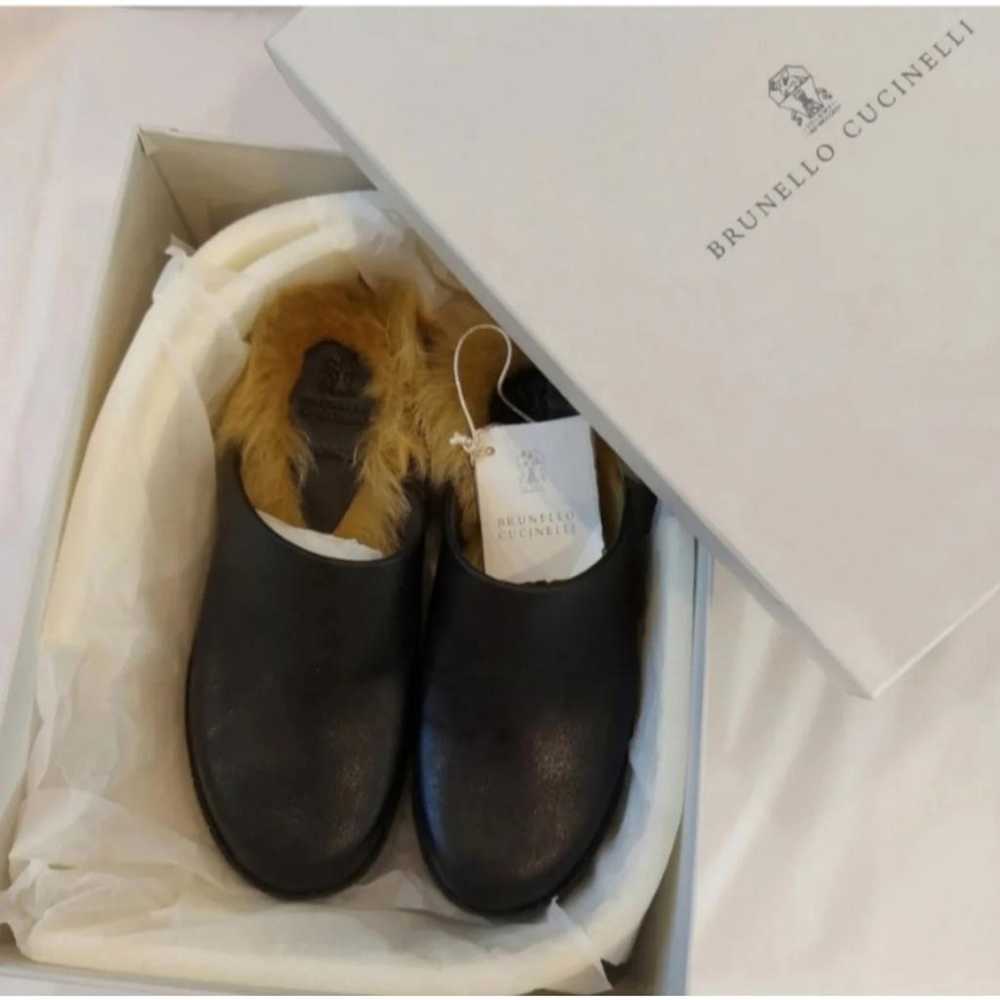 Brunello Cucinelli Leather mules & clogs - image 5