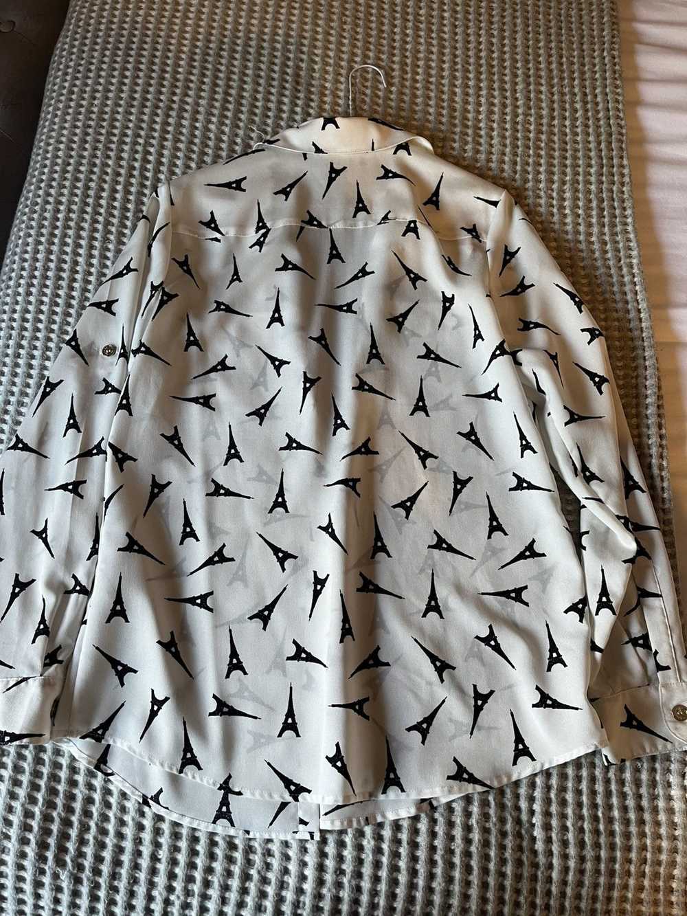 Karl Lagerfeld Eiffel Tower Print Blouse - image 3