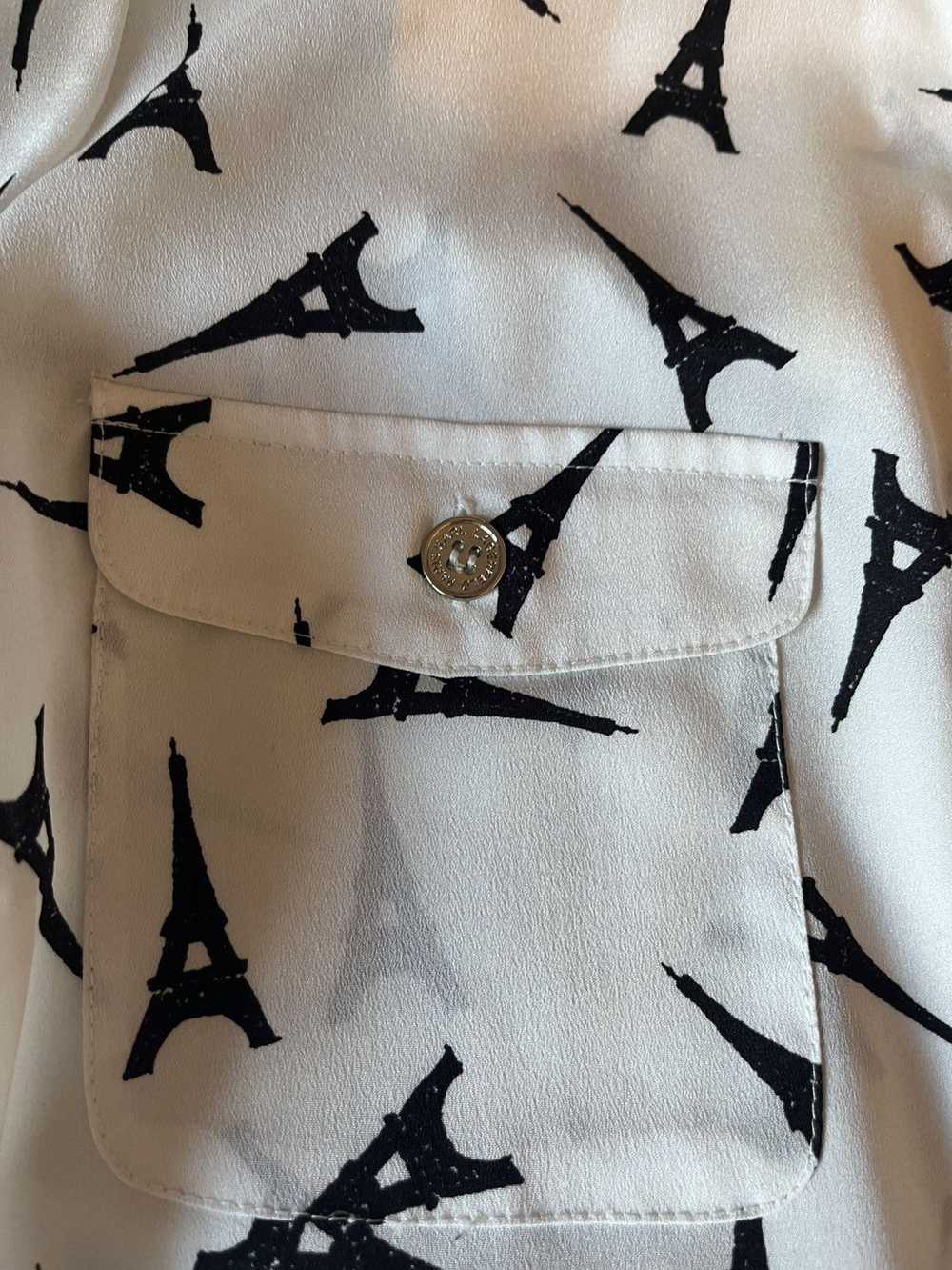 Karl Lagerfeld Eiffel Tower Print Blouse - image 4