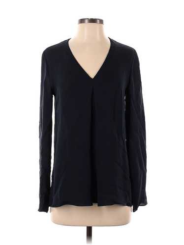 Theory Women Black Long Sleeve Blouse P