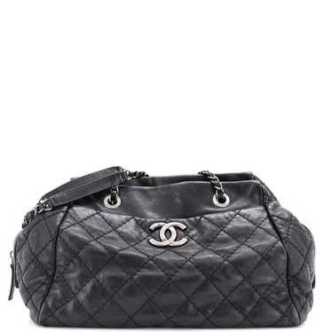 Chanel Leather bowling bag - image 1