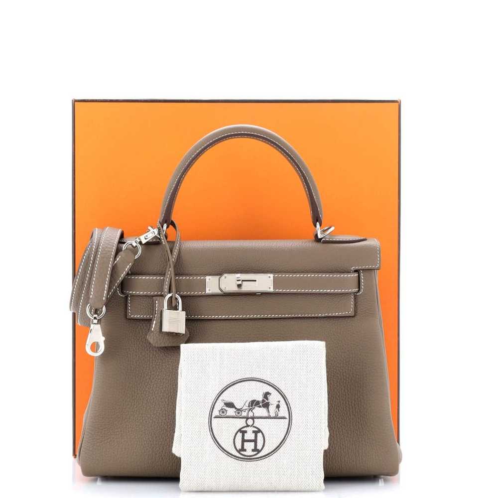 Hermès Kelly 28 leather handbag - image 2