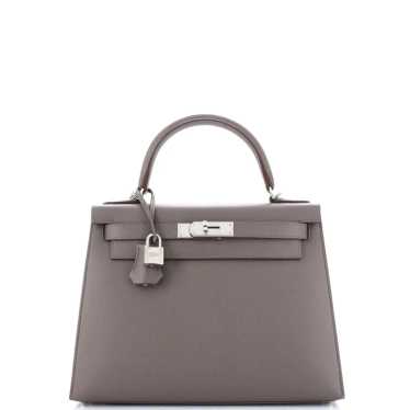 Hermès Kelly 28 leather handbag