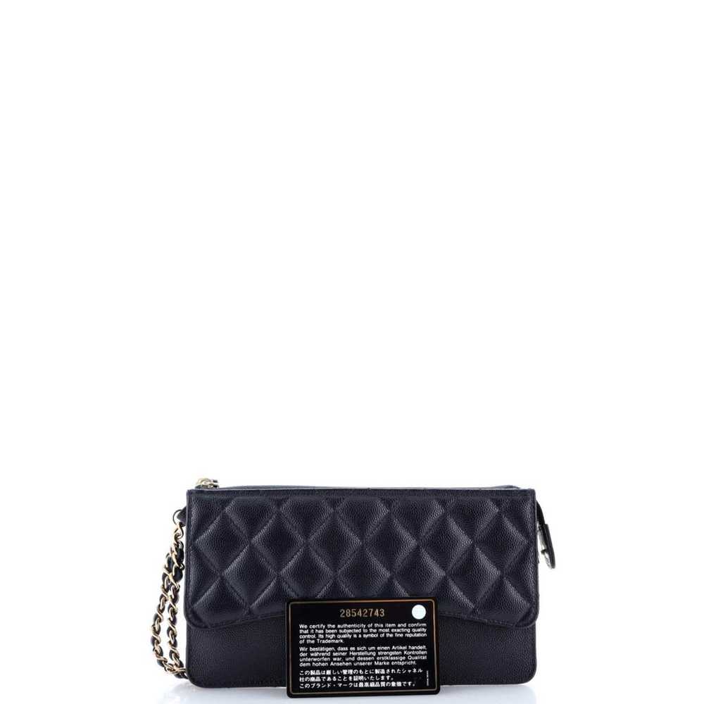 Chanel Leather clutch bag - image 2