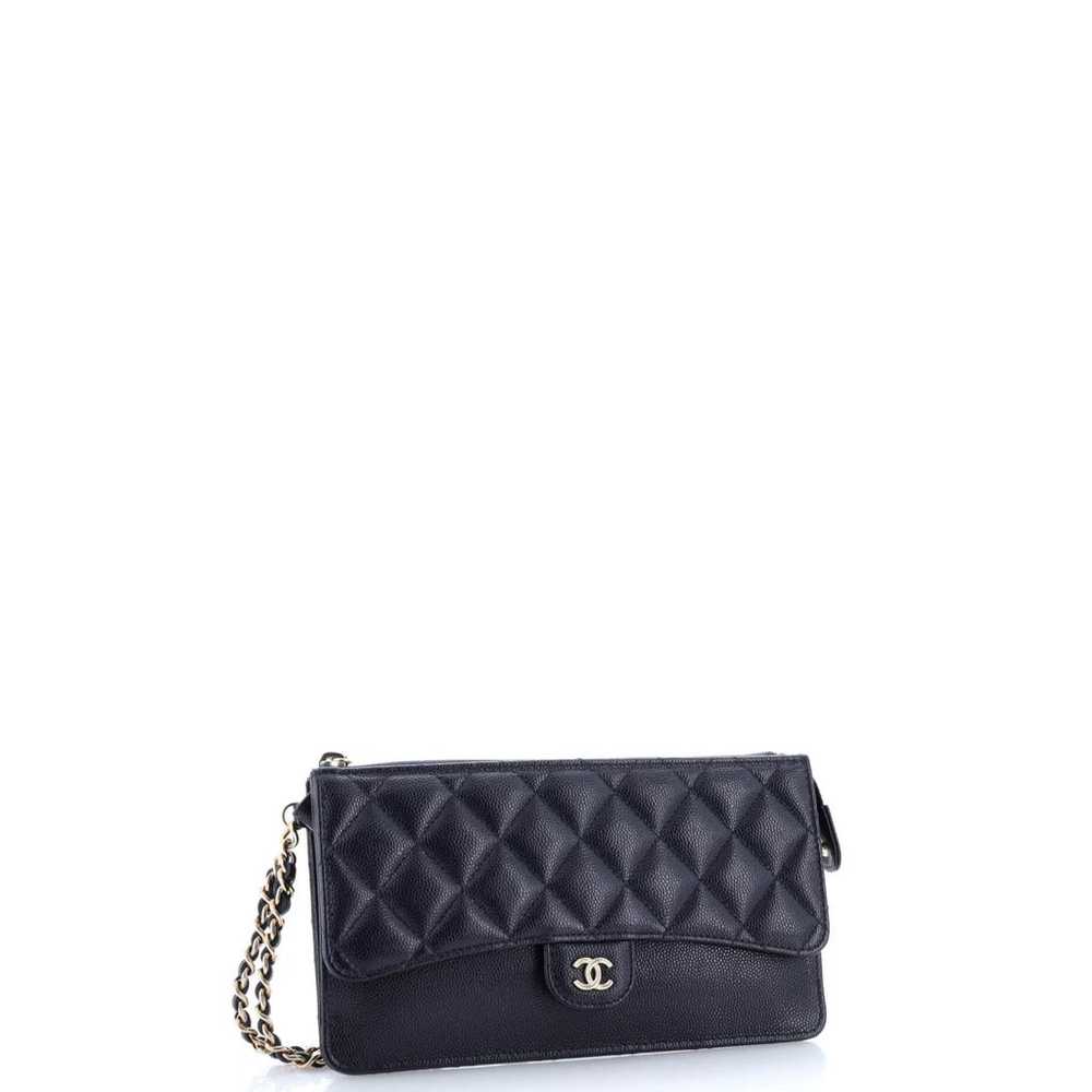 Chanel Leather clutch bag - image 3