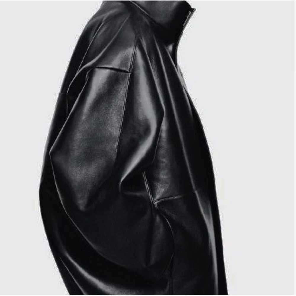 Jil Sander Leather biker jacket - image 7