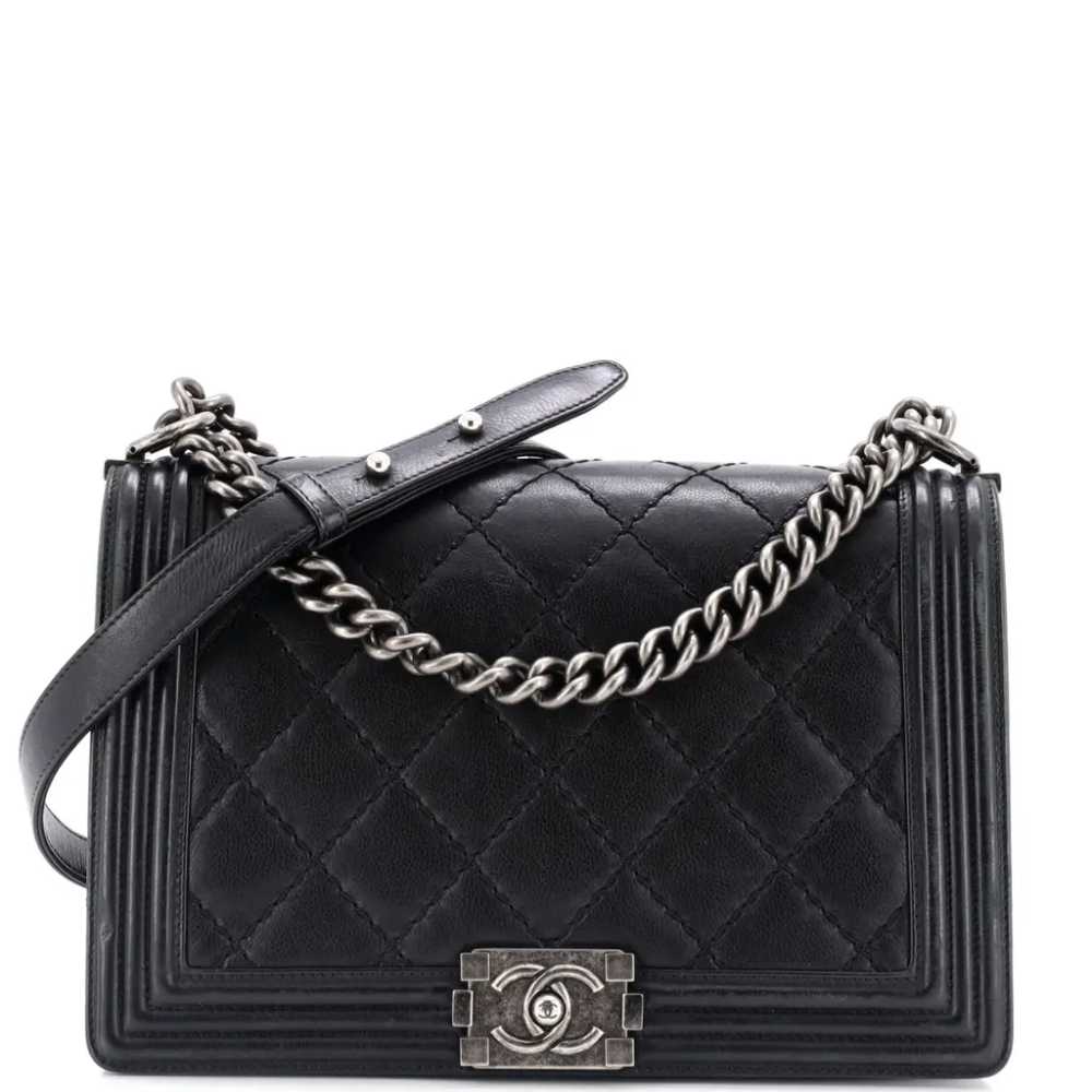 Chanel Boy leather handbag - image 1