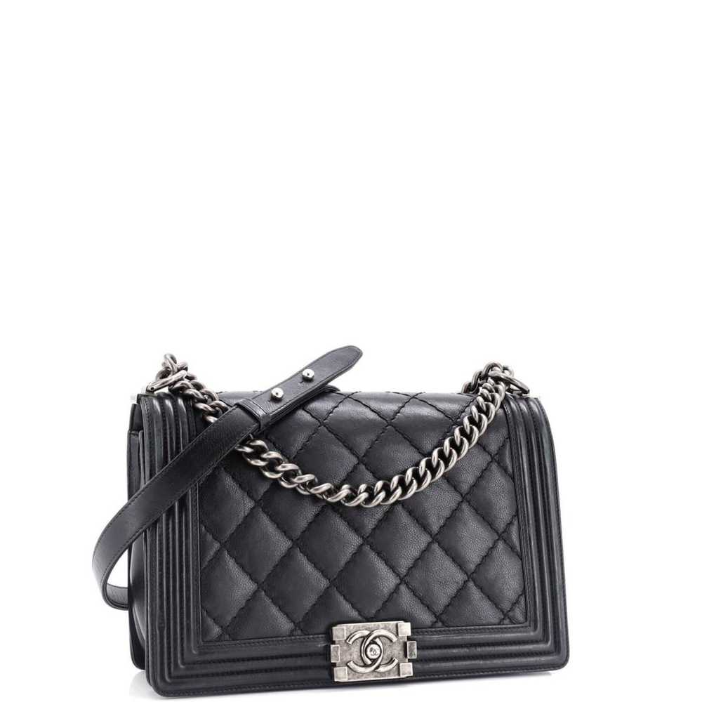 Chanel Boy leather handbag - image 2