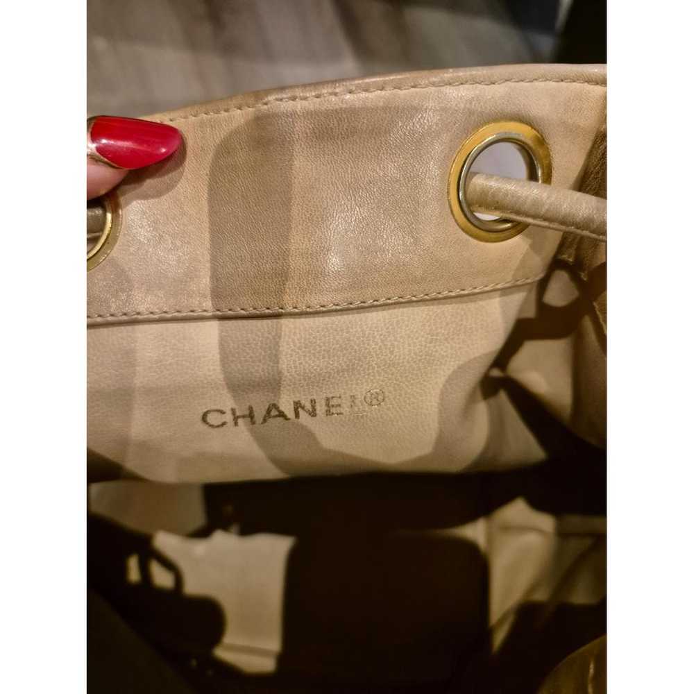 Chanel Gabrielle Bucket leather crossbody bag - image 9