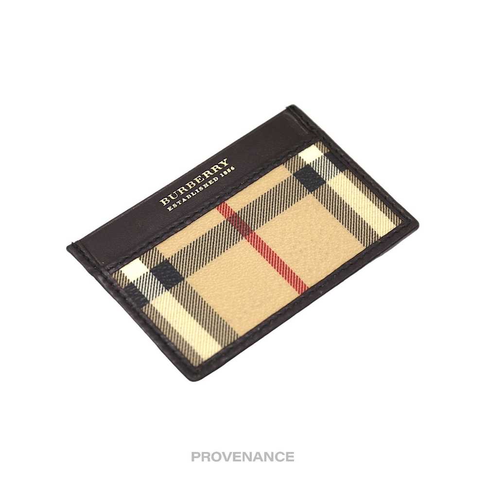 Burberry 🔴 Burberry Check Card Holder Wallet - N… - image 2