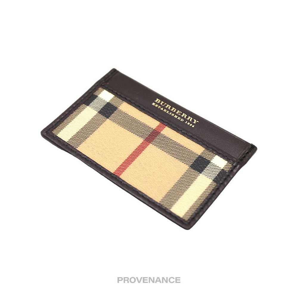 Burberry 🔴 Burberry Check Card Holder Wallet - N… - image 3