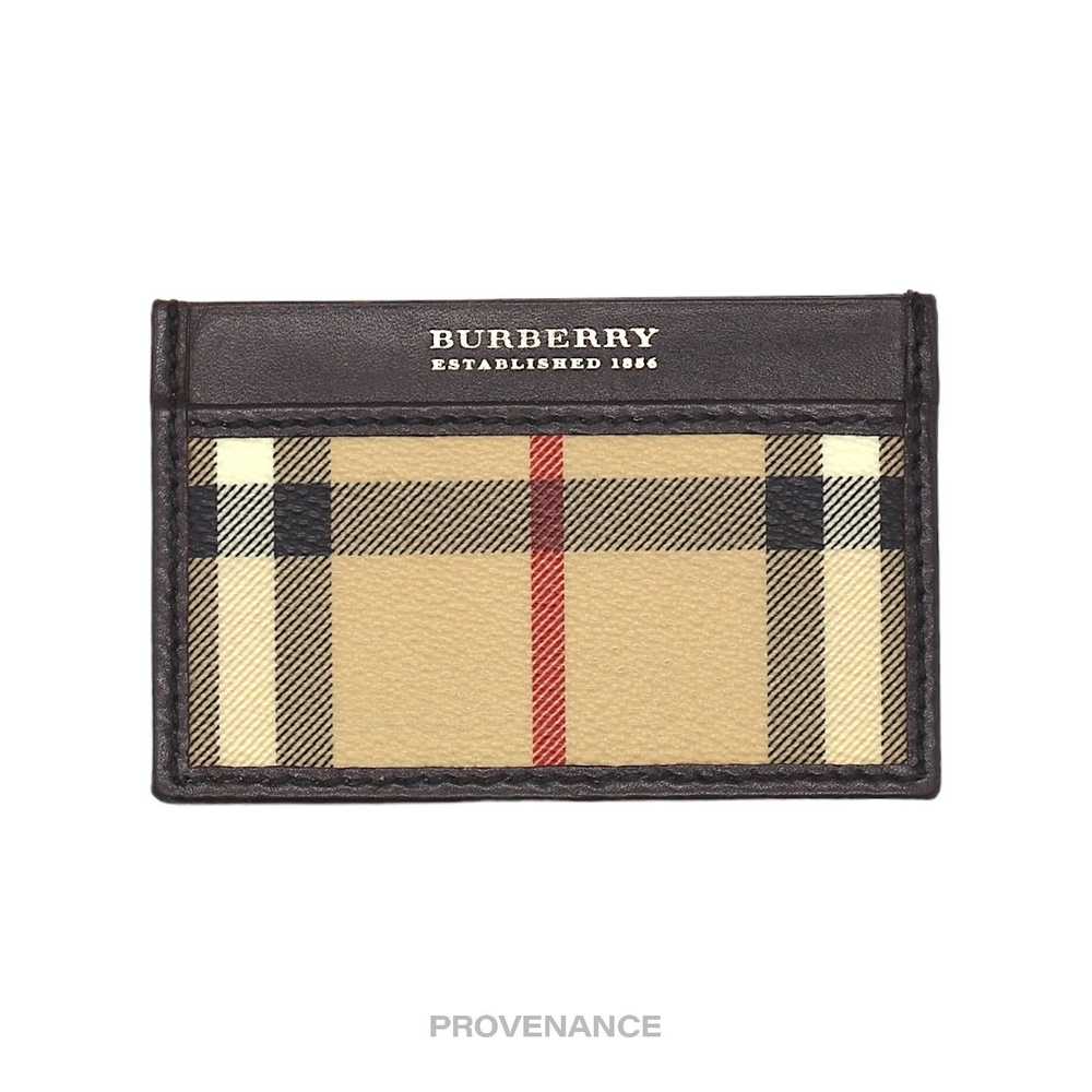 Burberry 🔴 Burberry Check Card Holder Wallet - N… - image 4