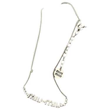 ネックレス・ペンダント MiuMiu NECKLACE (5IB5383L74 F0011) Miu Miu] Necklace FW25 5IB5383L74 F0011 - 워드로브