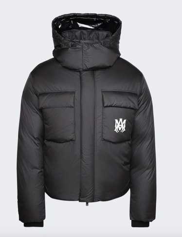 Amiri o1w1db10125 Hooded Down Puffer Jacket in Bl… - image 1