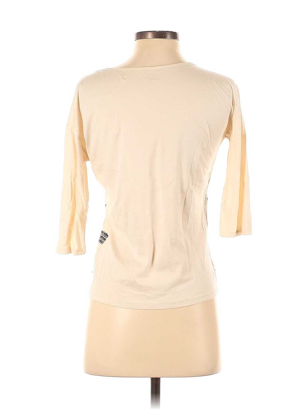 Ann Taylor LOFT Outlet Women Brown 3/4 Sleeve T-S… - image 2