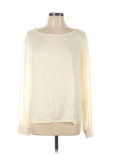 Ella Moss Women Ivory Long Sleeve Blouse L