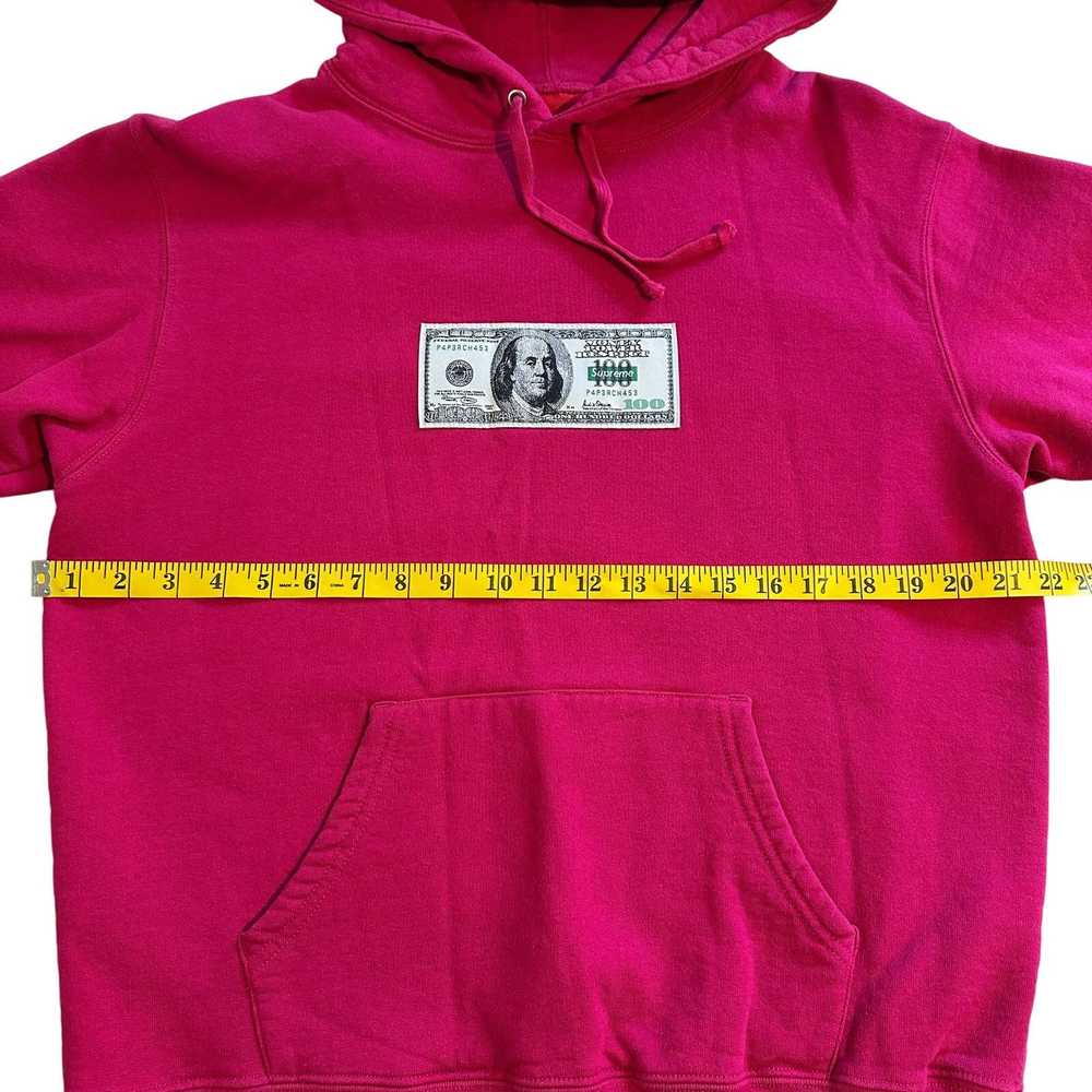 Supreme Supreme Franklin Hoodie Fuchsia Pink Small - image 5