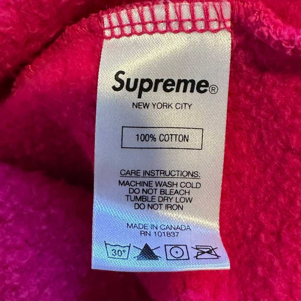 Supreme Supreme Franklin Hoodie Fuchsia Pink Small - image 8