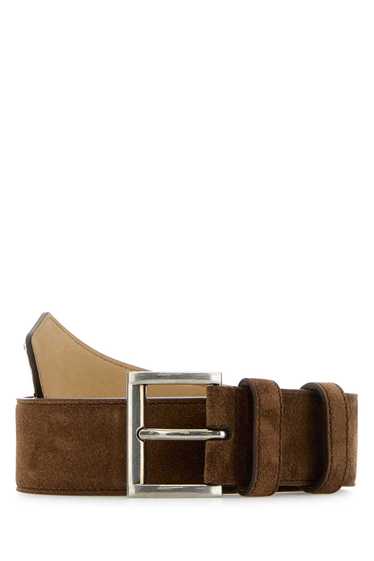 Prada Brown Suede Belt