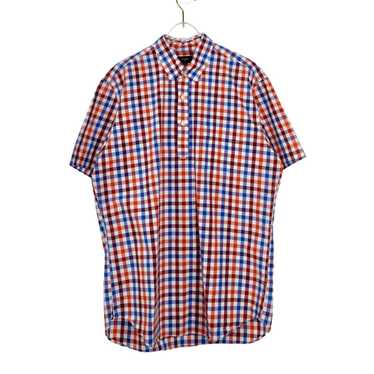 J.Crew J. Crew Plaid Casual Button Down Shirt Red 