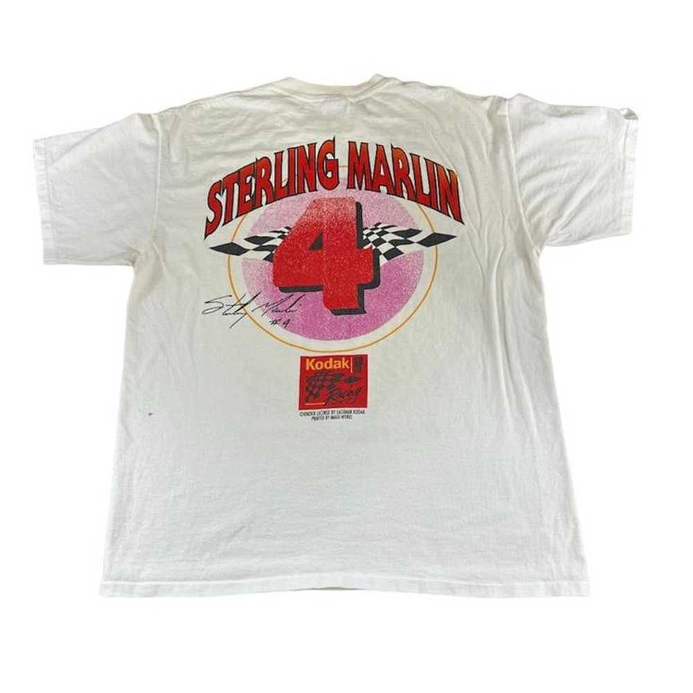 Other Vintage Nascar Sterling Marlinq Kodak Tee S… - image 2