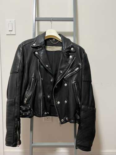 Burberry Burberry Brit Matthias Leather Biker Jack